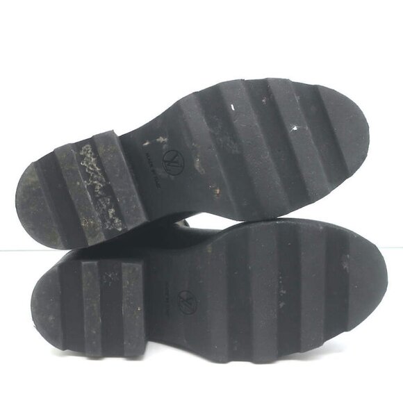 Louis Vuitton LV Beaubourg Ankle Boots Brown Monogram Canvas Size 38 - Picture 13 of 14